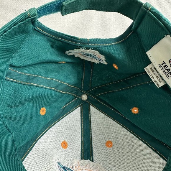 NFL Team Apparel Miami Dolphins Adjustable Cap- One Size Fits Most Active - Picture 5 of 5